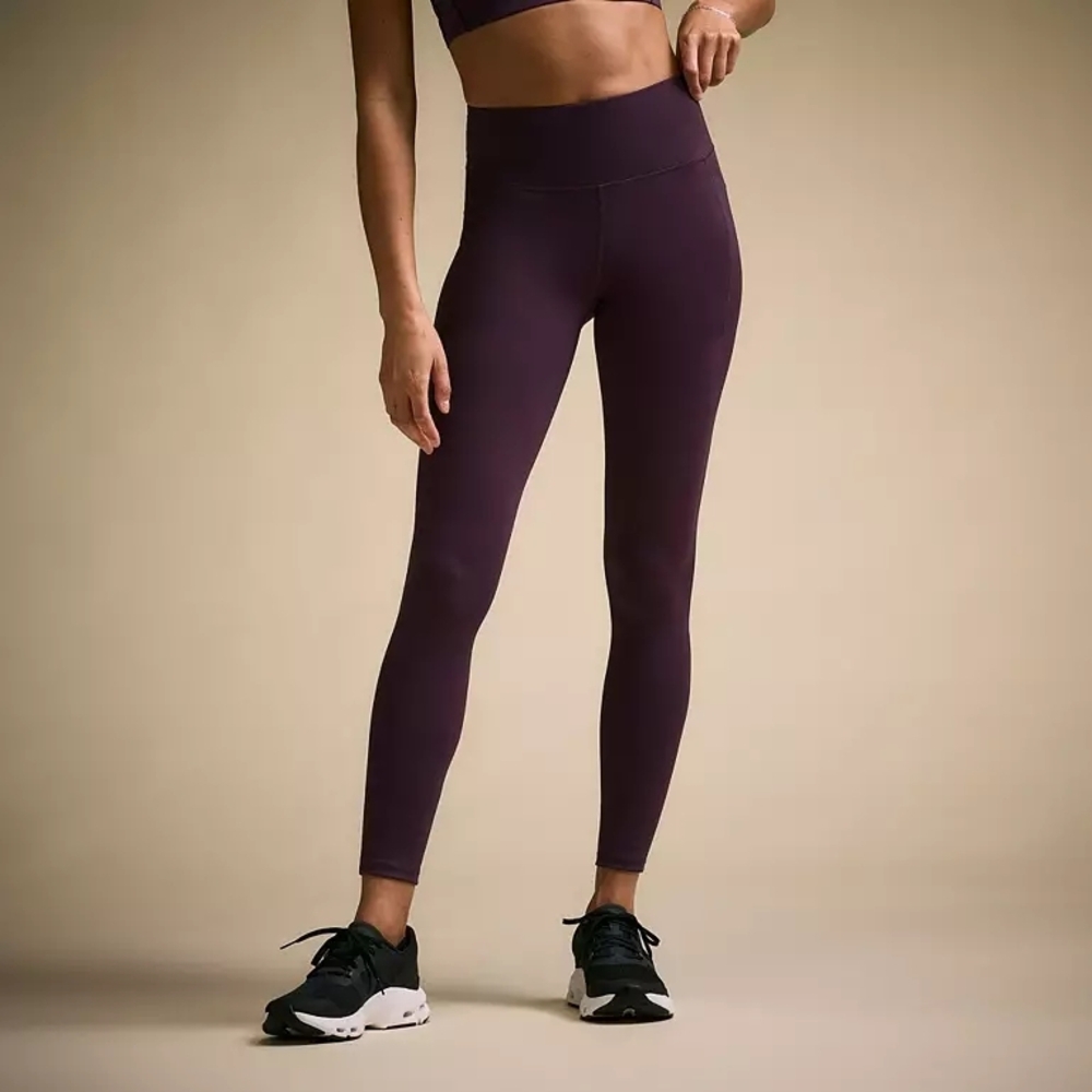 CALIA by Carrie Underwood PowerMove 7/8 Deep Plum Pocket Legging Size Small